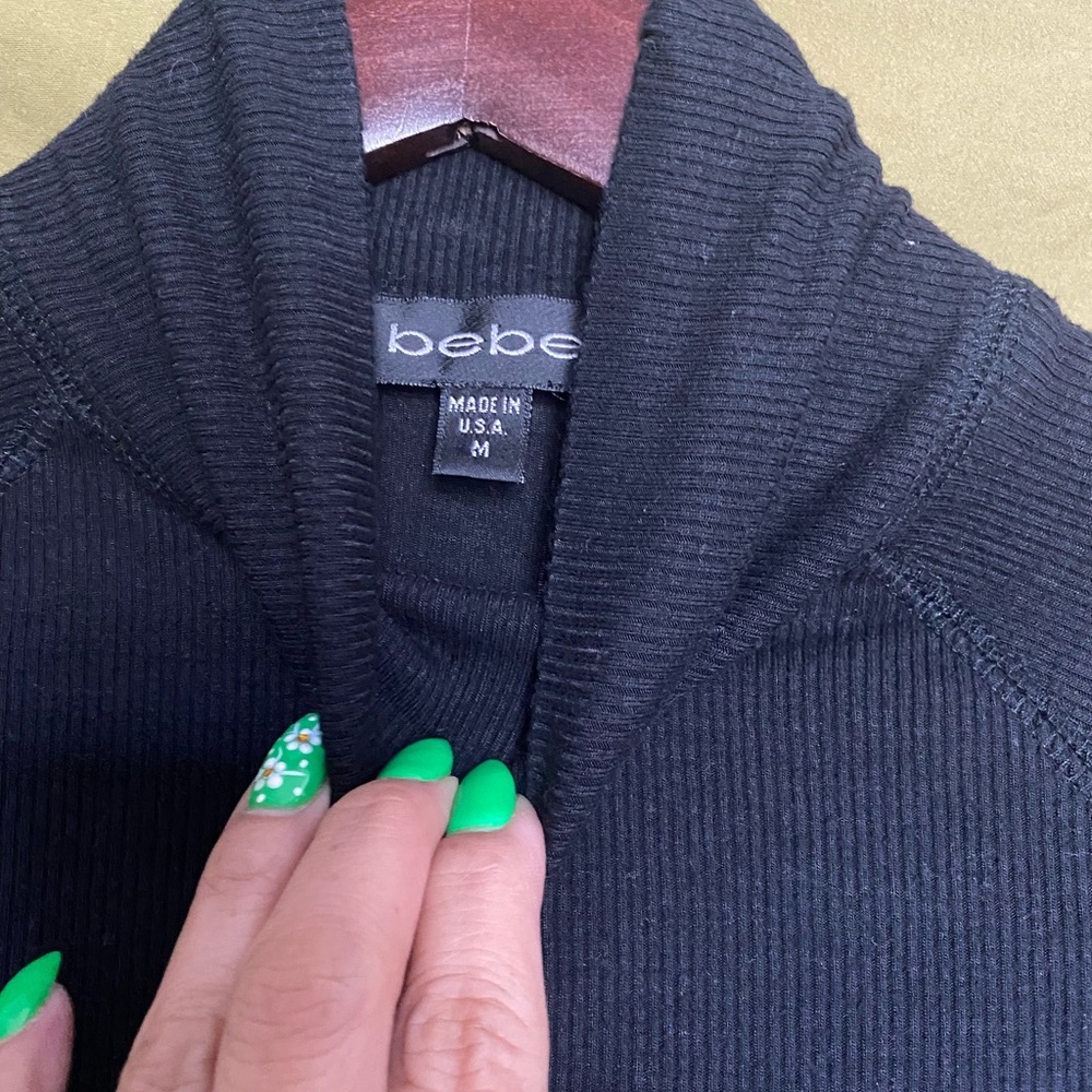 Bebe Turtle Neck Stretchable Long Sleeve - image 3
